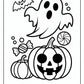 Easy Halloween Coloring Page | Free PDF Printables