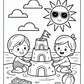 Summer Preschool Coloring Pages | Free PDF Printables