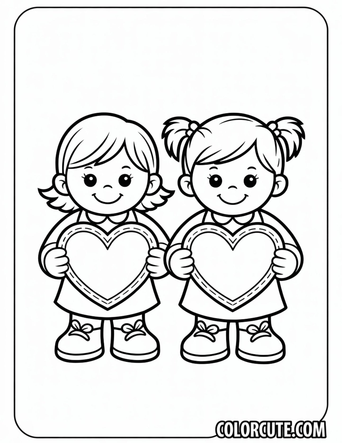 Fun Preschool Valentine Coloring Pages | Free PDF Printables