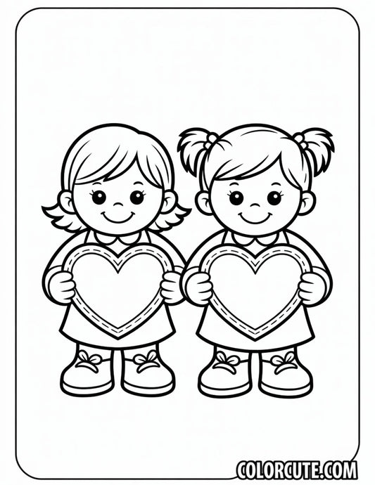Fun Preschool Valentine Coloring Pages | Free PDF Printables