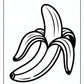 Letter Banana Coloring Pages | Free PDF Printables