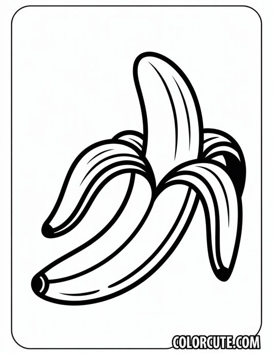Letter Banana Coloring Pages | Free PDF Printables