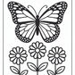 Spring Butterfly Coloring Pages Free PDF Printables