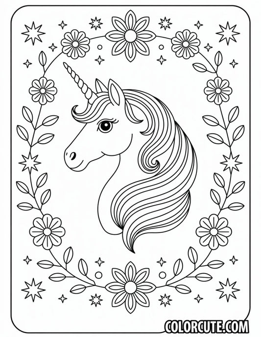Unicorn Mandala Coloring Pages | Free PDF Printables