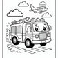 Vehicle Fire Truck Coloring Pages | Free PDF Printables