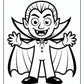 Dracula Halloween Coloring Page | Free PDF Printables