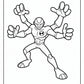 Four Arms Alien Coloring Pages Free PDF Printables