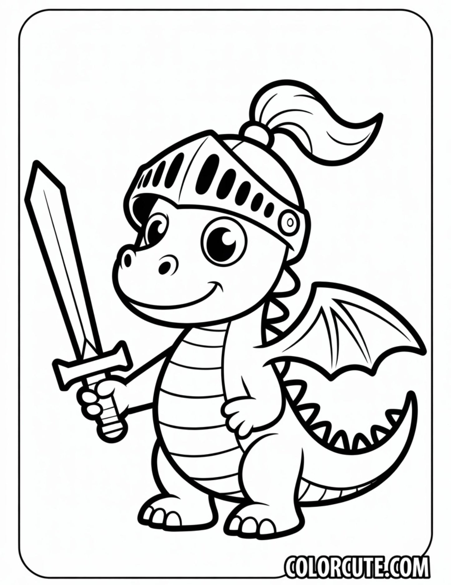 Legendary Dragon Coloring Pages | Free PDF Printables