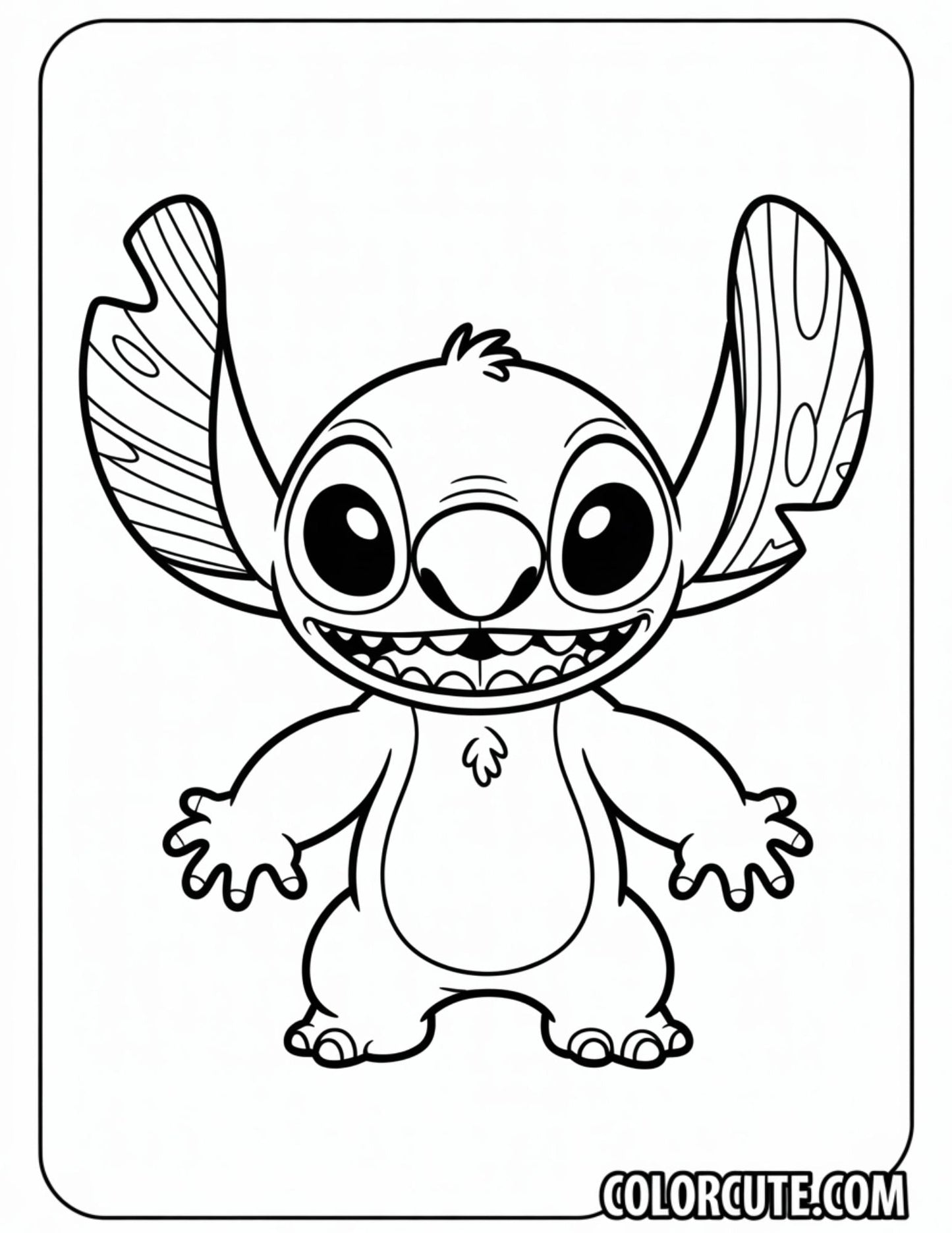 Simple Stitch Coloring Page | Free PDF Printables