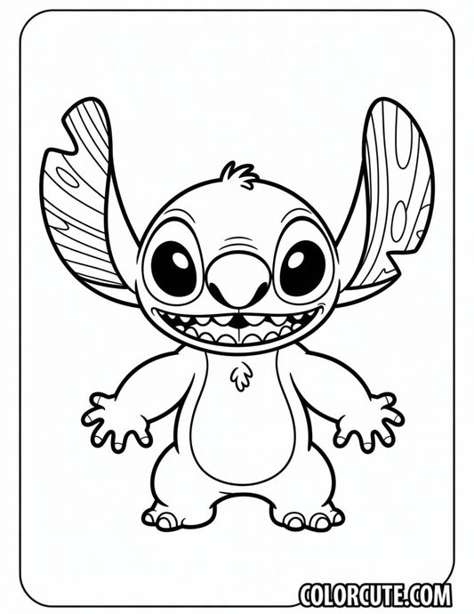 Simple Stitch Coloring Page | Free PDF Printables