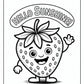 Strawberry Bold and Easy Coloring Pages – Free PDF Printables