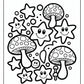 Trippy Bold and Easy Coloring Pages | Free PDF Printables