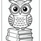 Wise Owl Coloring Pages | Free PDF Printables