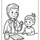 Doctor Preschool Coloring Page | Free PDF Printables