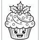 Fun Cupcake Bold and Easy Coloring Pages | Free PDF Printables