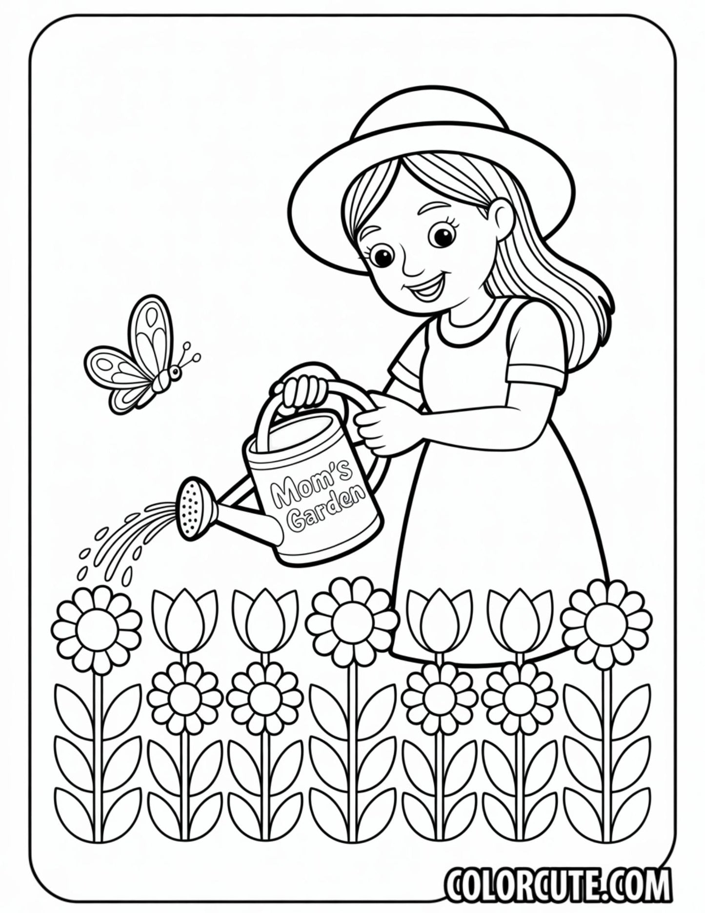 Mothering Sunday Coloring Pages Free PDF Printables