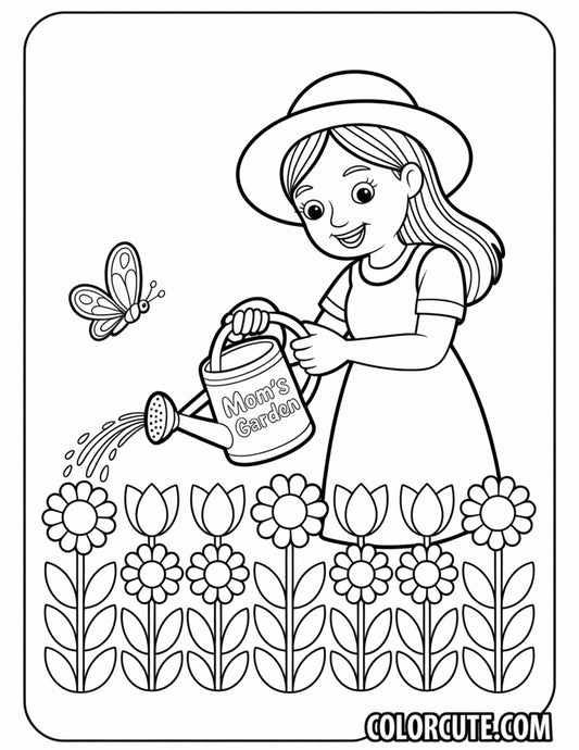Mothering Sunday Coloring Pages Free PDF Printables
