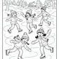 Winter Ice Skating Coloring Pages | Free PDF Printables