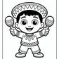 Coco Wyo Bold and Easy Coloring Pages | Free PDF Printables