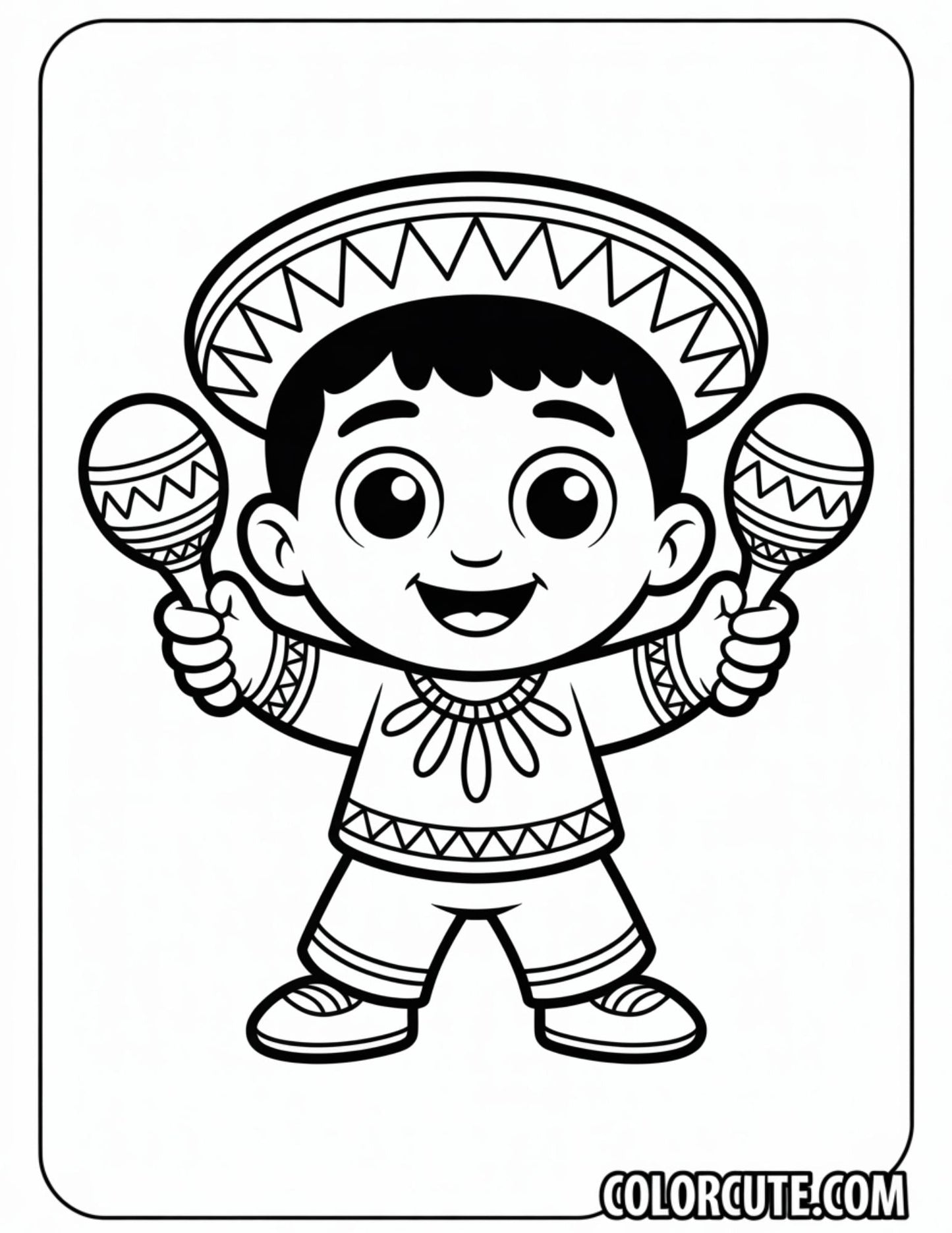 Coco Wyo Bold and Easy Coloring Pages | Free PDF Printables