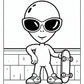 Cool Alien Coloring Pages Free PDF Printables