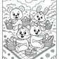 Cute Picnic Cozy Friends Coloring Pages | Free PDF Printables