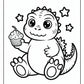 Kawaii Godzilla Coloring Pages | Free PDF Printables