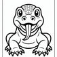 Komodo Dragon Coloring Pages | Free PDF Printables