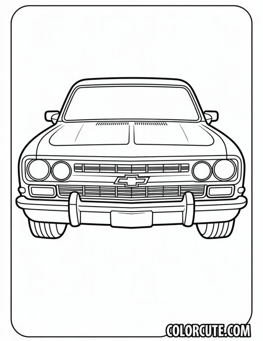 Chevrolet Car Coloring Pages | Free PDF Printables