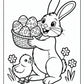Easter Preschool Coloring Page | Free PDF Printables