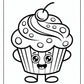 Fun Christmas Cupcake Coloring Pages | Free PDF Printables