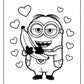 Minion Banana Coloring Pages | Free PDF Printables