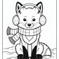 Winter Fox Coloring Pages | Free PDF Printables