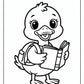 Word World Duck Coloring Page | Free PDF Printables