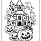 Graveyard Halloween Coloring Page | Free PDF Printables