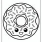 Kids Donut Coloring Pages Free Printable