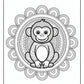 Mandala Monkey Coloring Page Free PDF Printables