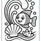 Ocean Bold and Easy Coloring Pages | Free PDF Printables