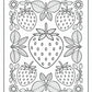 Strawberry Mandala Coloring Pages – Free PDF Printables
