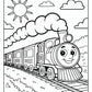 Train Preschool Coloring Pages | Free PDF Printables