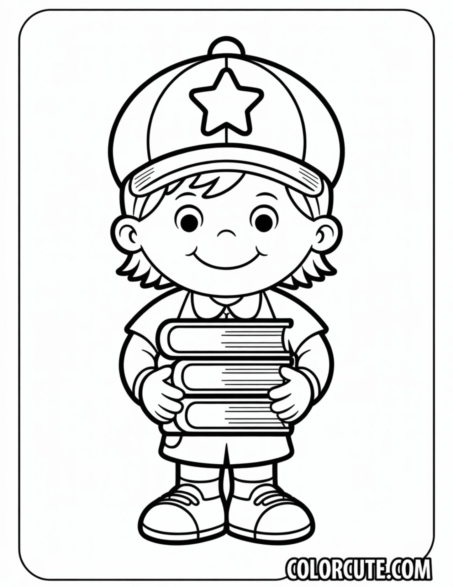 1st Grade Back to School Coloring Pages | Free PDF Printables