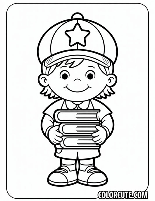 1st Grade Back to School Coloring Pages | Free PDF Printables