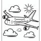 A380 Airplane Coloring Pages | Free PDF Printables