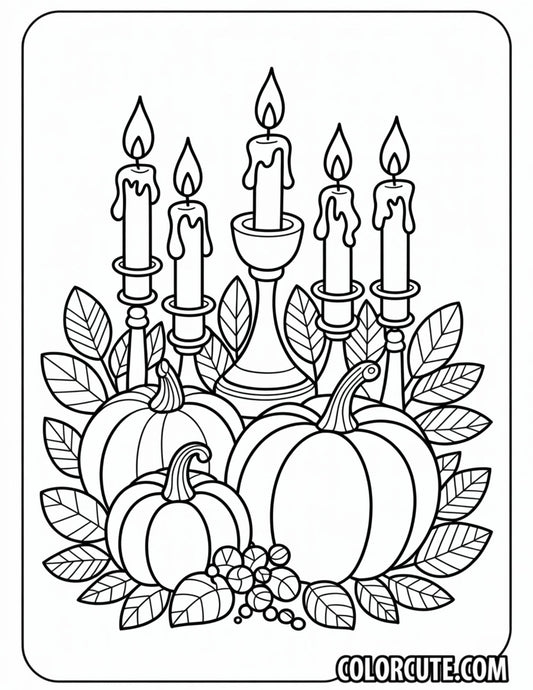 Adult Thanksgiving Coloring Pages | Free PDF Printables