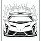 Aventador Lamborghini Coloring Pages - Free PDF Printables