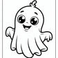 Baby Ghost Coloring Pages | Free PDF Printables