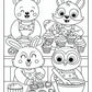 Bakery Cozy Friends Coloring Pages | Free PDF Printables