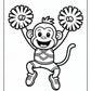 Cool Monkey Coloring Page Free PDF Printables