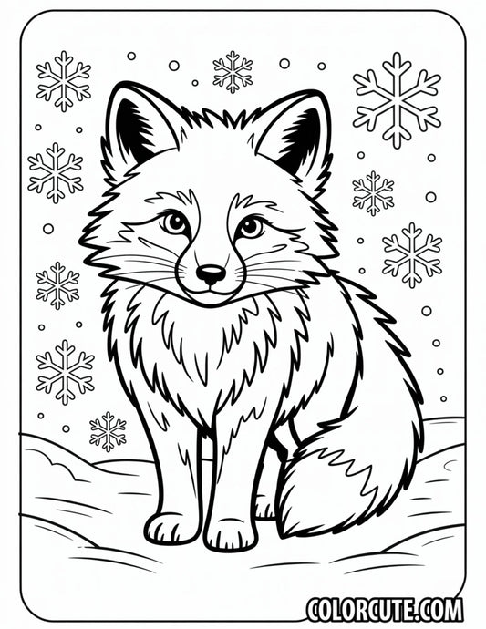 Cute Fox Coloring Pages | Free PDF Printables