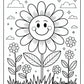 Flower Preschool Coloring Pages | Free PDF Printables